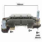Retificador do alternador 110A Mando / Mitsubishi / Valeo Hyundai H1 HR 2.5 Diesel