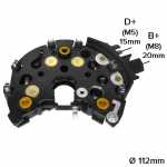 Retificador do alternador 70A / 80A / 90A Bosch KC Citroën Berlingo Evasion Xantia XM Xsara ZX Fiat Ulysse Mercedes-Benz Classe SLK Peugeot 306 406 605 806 Partner