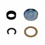 Jogo de trava com tampa guarda-pó de fechamento do impulsor 7.60 x 11.00 x 3.80 mm do motor de partida Bosch DA Volkswagen Gol G2 G3 1.0 Mi Parati (c/  eixo fino - 9mm e ponta do eixo - 7.5mm)