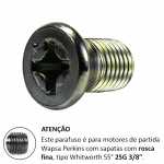 Parafuso cabeça escareada para fixação das sapatas do motor de partida Wapsa Perkins (com rosca fina) - capa