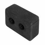 Guarnição de borracha 22.5 x 9.5 x 15.5 mm para isolamento da conexão do relé de partida / automático com a bobina do motor de partida Bosch JF 12V / 24V com 2 rabichos