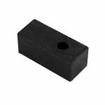 Guarnição de borracha 23 x 10 x 10 mm para isolamento da conexão do relé de partida / automático com a bobina do motor de partida Bosch EF Chevrolet GM Chevette Marajó Volkswagen Brasília Fusca Karmann Ghia Kombi Variant