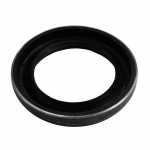 Retentor de borracha nitrílica (NBR) sem mola 17.00 x 25.00 x 4.00 mm para alternador 75A Bosch HD1 / Wapsa AR Ford F7000 Mercedes-Benz ônibus