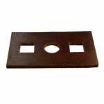 Placa isolante de celeron para saída dos bornes do relé de partida do motor de partida Delco Remy