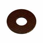 Arruela lisa de celeron 10.3 x 24.3 x 2.0 mm para encosto do coletor do induzido no mancal traseiro do motor de partida Bosch