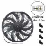 Eletroventilador/ventoinha axial 24V 10 pás diâmetro 254mm (10 polegadas) 120W soprante universal