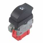 Botão/interruptor de vidro elétrico simples 6 terminais porta dianteira lado esquerdo Renault Master 2014 em diante