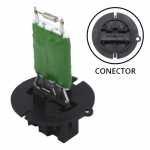 Resistência do eletroventilador interno da caixa evaporadora do ar-condicionado Citroën C3 Picasso Peugeot 206 CC SW 307 CC SW