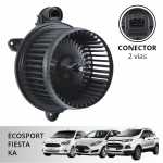 Eletroventilador interno caixa ar forçado 12V 212W diâmetro 143mm 3200RPM Bosch Ford EcoSport Fiesta Ka