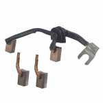 Jogo de escovas 12V 7 x 11 x 16.3 mm Hitachi Nissan Almera Primera Sunny (c/ cabo curto - 125 mm)