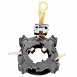 Porta-escovas 12V 6.4 x 8 x 11 mm para motor de partida Valeo D7E Courier EcoSport Escort Fiesta Ka