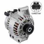 Alternador 12V 90A Visteon Ford 2S6T pilotado Focus GL GLX 1.6 com motor Zetec RoCam