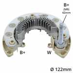 Retificador do alternador 150A Mitsubishi Fiat Freemont Ford EcoSport Focus Fusion