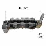 Retificador do alternador 60A Mitsubishi L200 Hyundai H100 Terracan - ligações