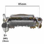 Retificador do alternador 75A Mitsubishi Ford - ligações