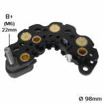 Retificador do alternador 70A Delco Remy 7SI Hyster empilhadeira - ligações