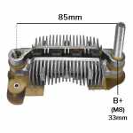 Retificador do alternador 85A / 90A / 105A Mitsubishi Carisma Galant Lancer Pajero TR4 Space Star - ligações