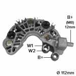 Retificador do alternador 90A Valeo TG9B Citroën Berlingo C1 C2 C3 C4 C5 C8 Picasso Xsara Hyundai Elantra HB20 i30 Veloster KIA Cee'd Cerato Soul Peugeot 107 206 207 307 406 407 607 807 1007 Bipper Expert Partner Toyota Aygo - ligações