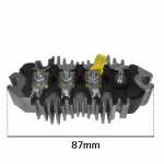 Retificador do alternador 90A / 105A Valeo A14N Porsche 911 Renault Espace R21 R25 Trafic - ligações