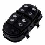 Botão/Interruptor de vidro elétrico quádruplo com trava 11 terminais porta dianteira lado esquerdo Ford Focus