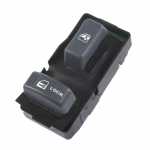 Botão/interruptor de vidro elétrico simples 12 terminais porta dianteira lado direito (passageiro/carona) Chevrolet GM Blazer S10 G1 ano 1995 até 2012 Silverado 1997 até 2002