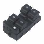 Botão/interruptor de vidro elétrico quádruplo 8 terminais porta dianteira lado esquerdo com bloqueio Chevrolet GM Cobalt Cruze Onix Prisma Spin Tracker