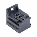 Chicote / conector desmontado 5 vias 6.3mm FASTON soquete / suporte / base para relé modular com fixador