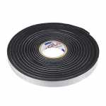 Fita de vedação espuma PVC expandido adesivado 1.2cm x 5mm rolo 4m veda fresta para painéis elétricos portas capôs