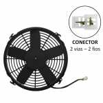 Eletroventilador axial do radiador 24V 5 pás diâmetro 305mm (12 polegadas) 160W 2600 RPM soprante classe proteção IP43 universal