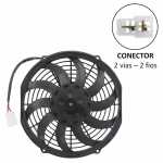 Eletroventilador axial do radiador 12V 10 pás diâmetro 253mm (10 polegadas) 120W 3490 RPM soprante IP68 universal (com ar-condicionado)