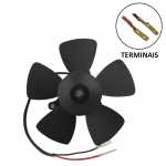 Eletroventilador interno exaustor 24V diâmetro 175mm aspirante T60-69 universal