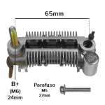 Retificador do alternador 60A Mitsubishi Nissan Sunny - ligações