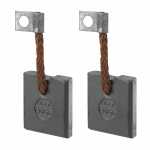 Jogo de escovas 12V 6 x 22 x 25 mm para dínamo gerador Bosch Massey Ferguson Valmet