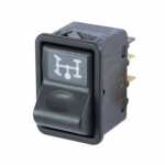 Botão/interruptor da tomada de força 12V Mercedes-Benz MB caminhão e ônibus