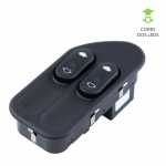 Botão/interruptor de vidro elétrico duplo porta dianteira lado esquerdo Ford EcoSport 2003 até 2007 Fiesta 2002 até 2011