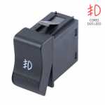 Botão/interruptor de farol auxiliar 1 estágio Volkswagen VW Santana Quantum 1991 até 2000