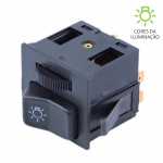 Botão/interruptor de luzes/farol com reostato/dimmer Volkswagen VW Gol G1 Parati Passat Santana Quantum Saveiro G1 Voyage caminhão 7100 8100 8150 12140 14150 16170 17220 24220 35300 40300
