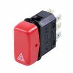 Botão/interruptor de alerta/emergência 8 terminais 12V Mercedes-Benz MB caminhão 709 710 713 913 914 1218 1418 1618 1935 2318 2325 2638 LO812 LO814 Marcopolo ônibus GV G5 Paradiso Torino Viaggio Volare