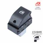 Botão/interruptor de vidro elétrico simples porta dianteira lado direito Volkswagen VW CrossFox Fox Gol G4 G5 G6 Parati Polo Saveiro SpaceFox Voyage