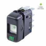 Botão/interruptor painel 2 estágios 8 terminais 24V Mercedes-Benz MB caminhão 709 710 713 913 914 1218 1418 1618 1935 2318 2325 2638 LO812 LO814 Marcopolo ônibus GV G5 Paradiso Torino Viaggio Volare