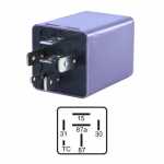 Relé temporizador levantador de vidro elétrico 12V 6 terminais Ford Escort Royale Verona Versailles Volkswagen Logus Pointer Quantum Santana