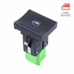 Botão/interruptor de vidro elétrico simples painel porta traseira lado esquerdo Volkswagen VW Gol Voyage G6 2013 até 2014