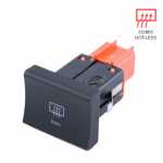 Botão/interruptor do desembaçador traseiro Volkswagen VW Gol Voyage G6 2013 até 2016