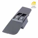 Botão/interruptor de vidro elétrico duplo porta dianteira lado esquerdo Fiat Palio Siena Strada 2004 em diante