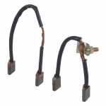 Jogo de escovas 12V 3.5/8.5 x 11.5 x 16 mm Lucas Indiel M93 Fiat Duna Fiorino Ford Escort Renault Trafic Volkswagen Gol Saveiro (c/ parafuso)