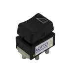 Botão/Interruptor de vidro elétrico simples 5 terminais porta dianteira lado direito Volvo EDC