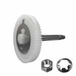 Engrenagem do motor limpador 63 dentes c/ arruela trava e porca Bosch Chevrolet GM Ford