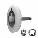 Engrenagem do motor limpador 88 dentes c/ arruela trava e porca Bosch Volkswagen Gol G2