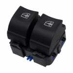 Botão/Interruptor de vidro elétrico duplo 6 terminais porta dianteira lado esquerdo Renault Duster Logan Oroch Sandero