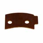 Placa isolante de celeron para fixação do porta-escovas positivo do motor de partida Bosch ED